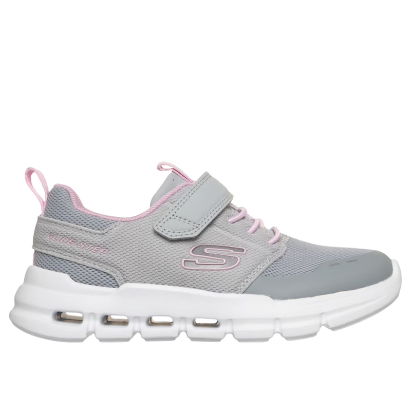 Skechers Kids' Glide Step Flow Shoes - Light Gray