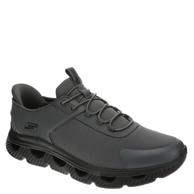 Skechers Men's Arc Waves Shoes - Charcoal/Black