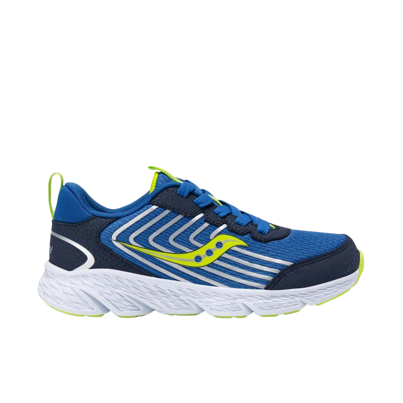 Saucony Big Kids' Wind 3.0 Lace Shoes - Navy/Green
