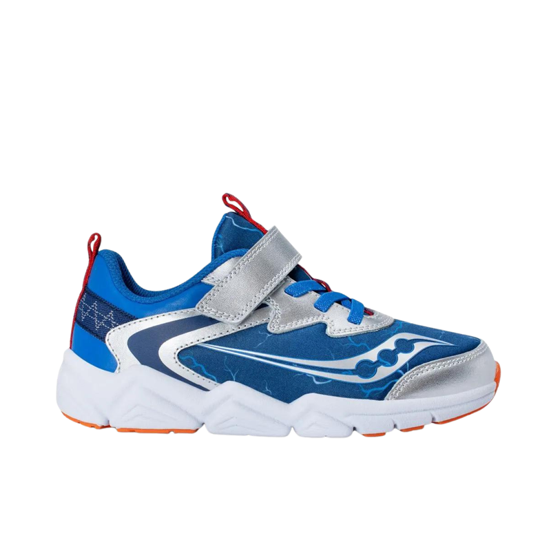 Saucony Kids' Flash LE Shoes - Navy/Silver/Royal