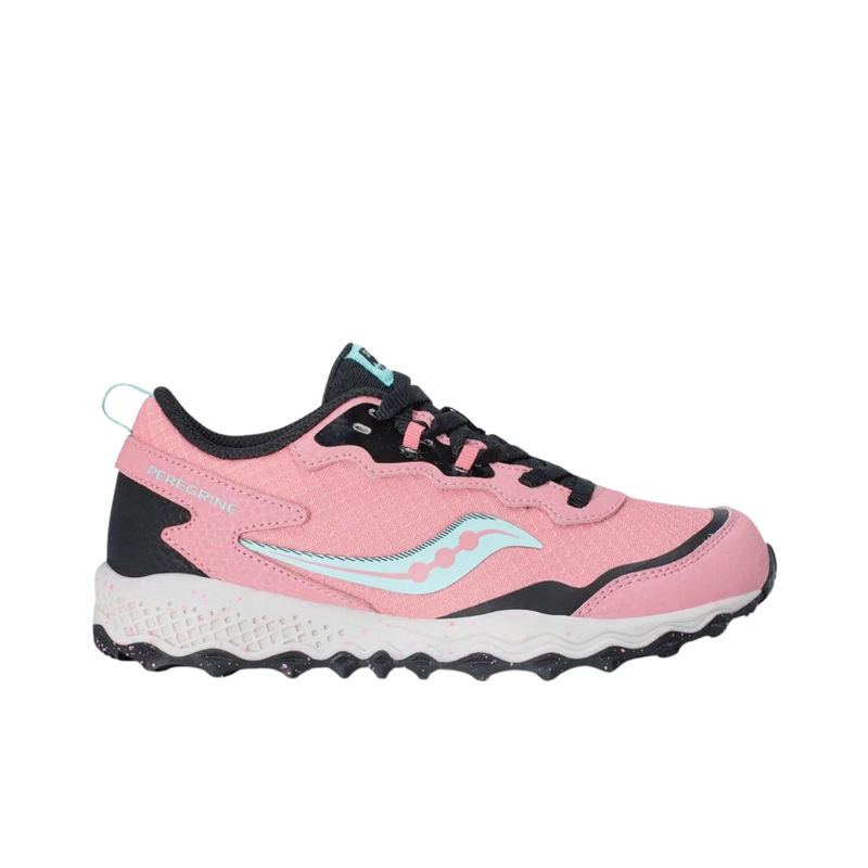 Saucony Kids' Peregrine Shield Shoes - Pink/Black