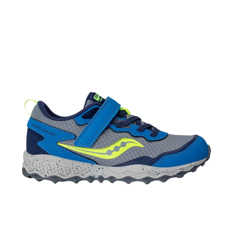 Saucony Kids' Peregrine AC Shield Shoes - Grey/Royal