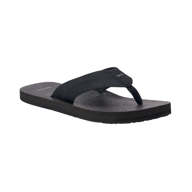 Sanuk Men's Beer Cozy IV Flip Flop - Black