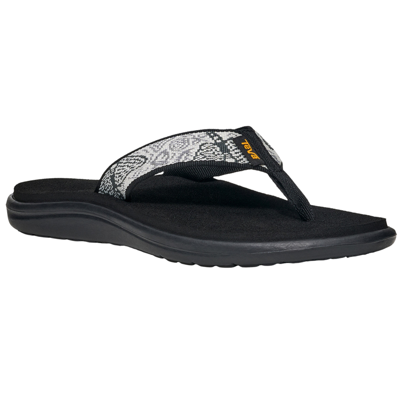 Teva Women's Voya Flip Flop - Forest Black/White