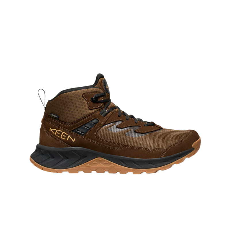 KEEN Men's Hightrail Waterproof Hiking Boots - Dark Earth/ Oak Buff