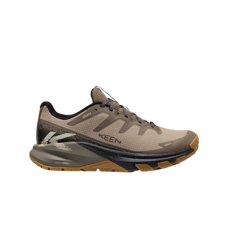 KEEN Men's Targhee Apex Waterproof Hiking Shoes - Brindle/Canteen