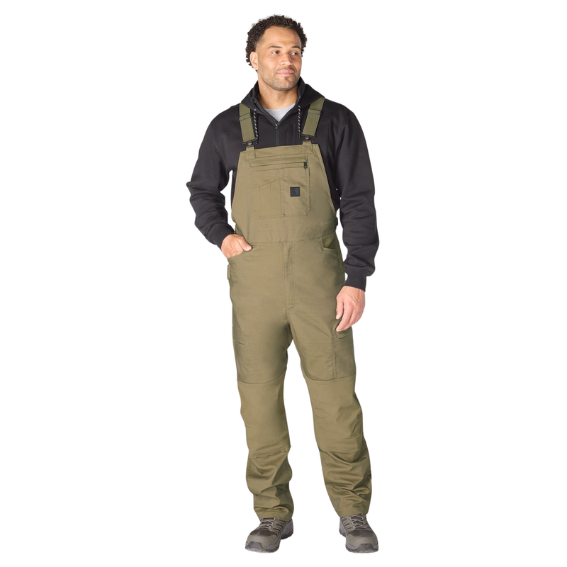Carhartt Men's Steel Braddock Bib - Field Fatigue