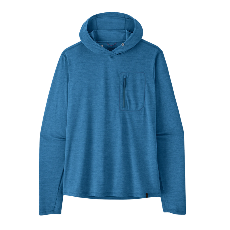 Patagonia Men's Capilene Cool Sun Hoody - Aquatic Blue