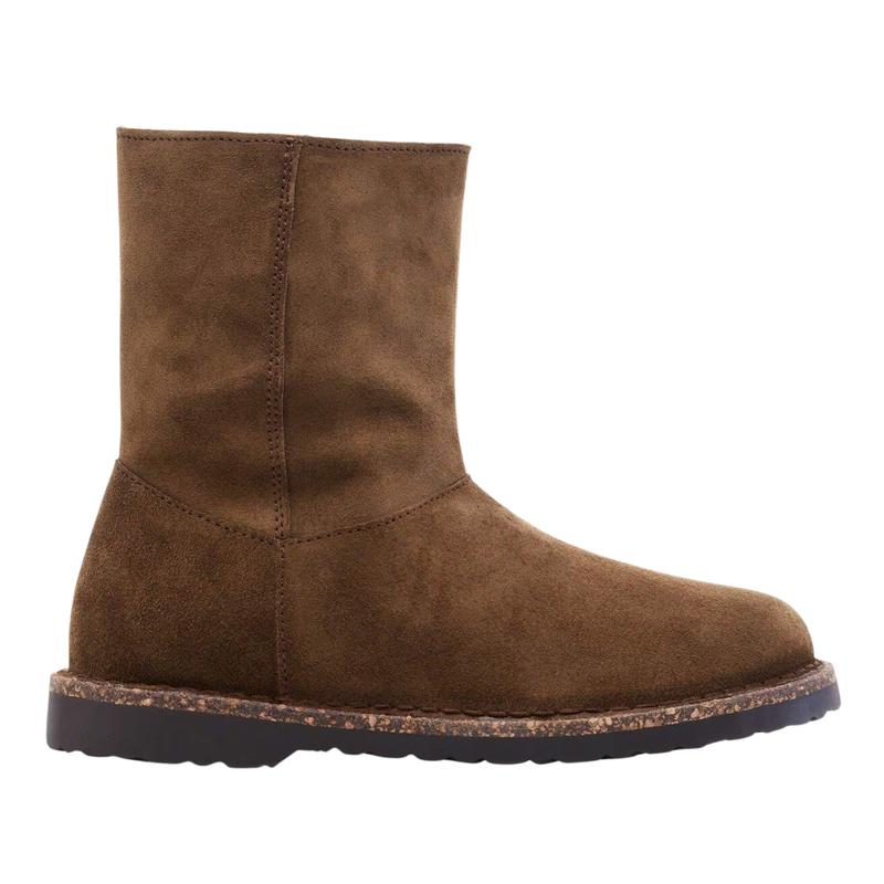 Birkenstock Uppsala Zip Shearling Boots - Dark Tea