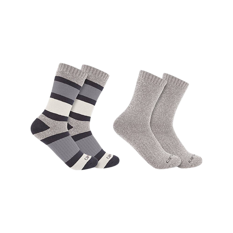 Carhartt Women's Heavyweight Crew Sock 2 Pack - Assorted