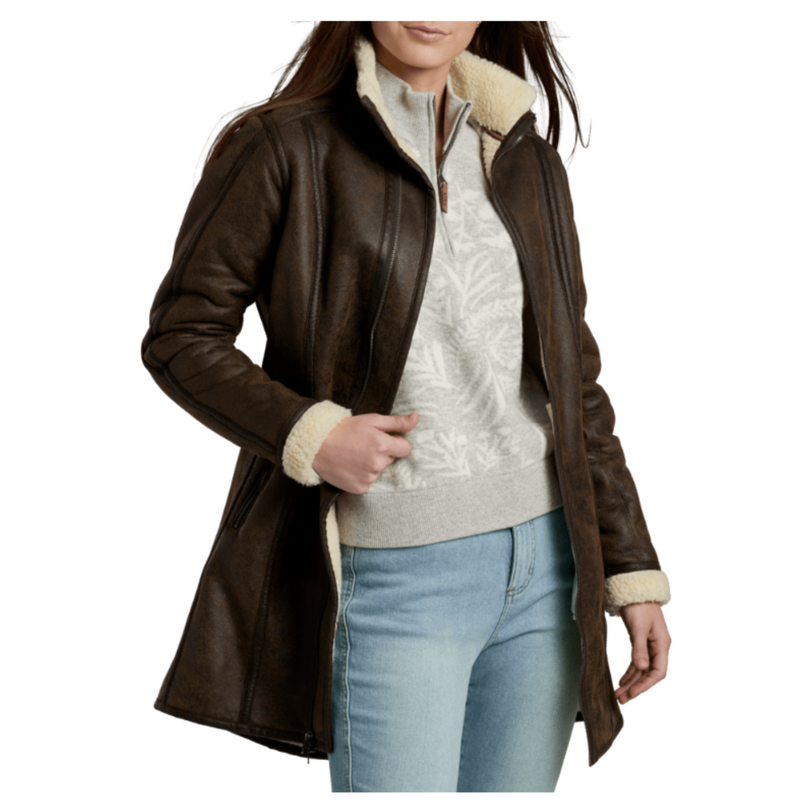 Kuhl Women's Dani Sherpa Trench - Oak