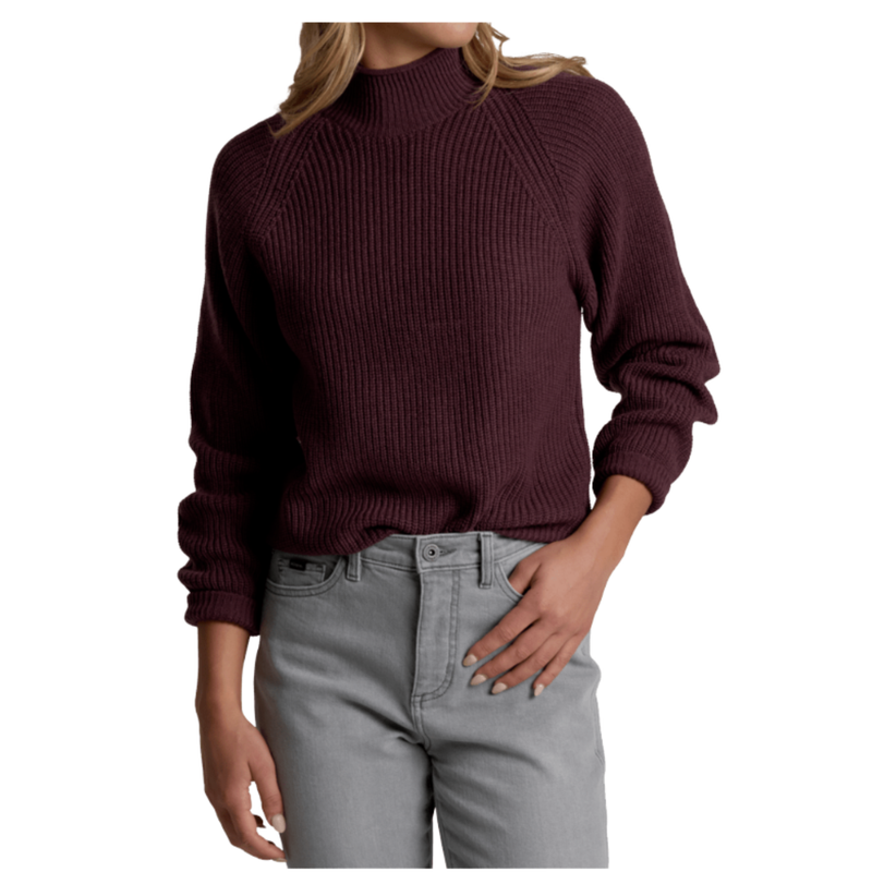 Kuhl Women's Strova Roll Neck Sweater - Mulberry