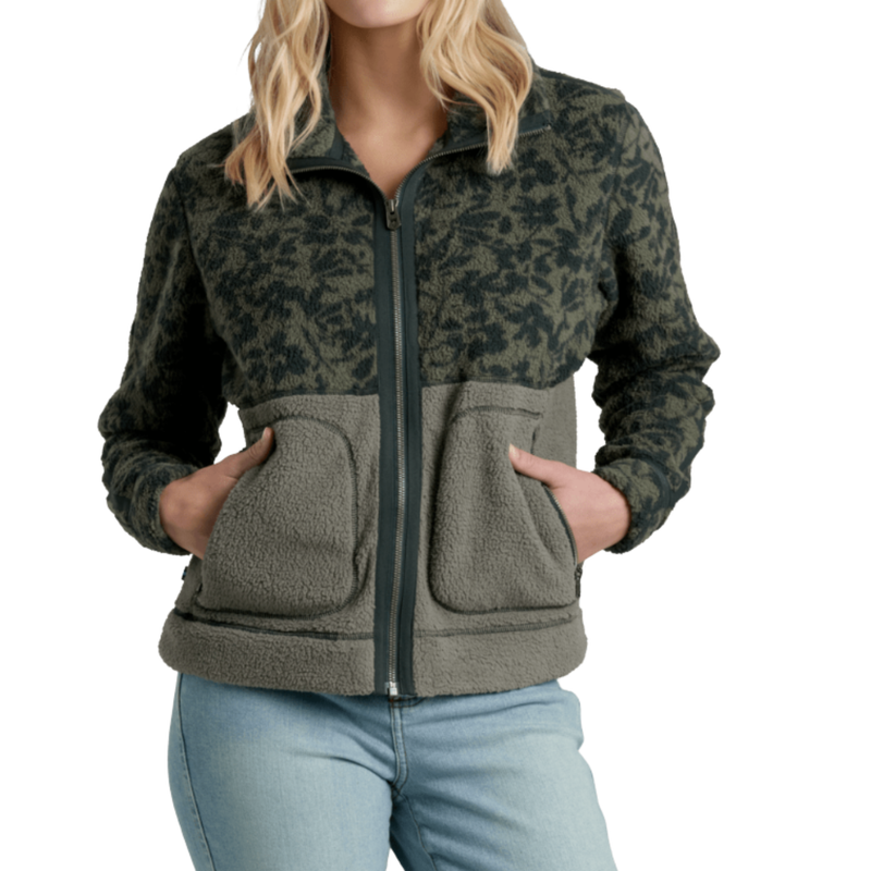 Kuhl Women's Cloudline Fleece Jacket - Rainforest Print