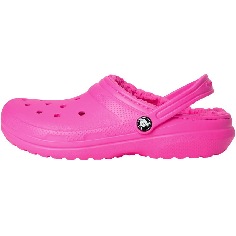 Crocs Kids' Classic Lined Clogs - Pink Crush