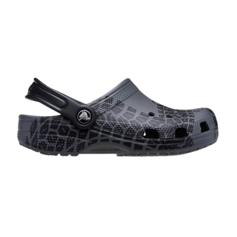 Crocs Kids' Classic Tire Print Clogs - Slate Grey