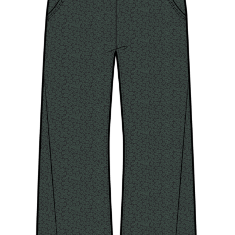 Toad & Co Women's Chaka Pull On Pant - Cilantro Ditsy Print