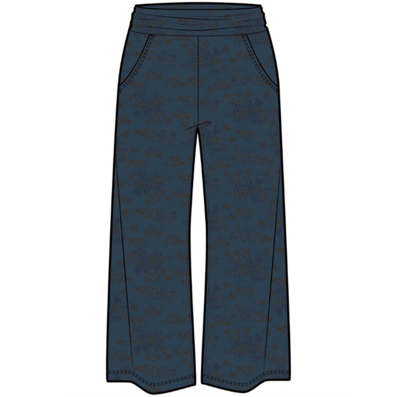 Toad & Co Women's Chaka Pull On Pant - Navy Print