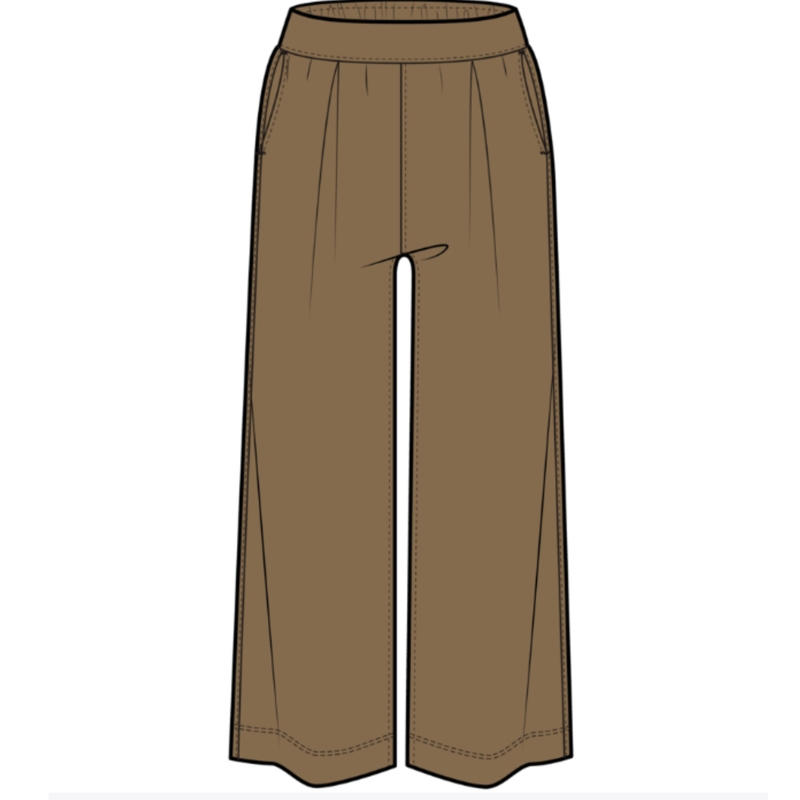 Toad & Co Women's Cattail Cord Wide Leg Pant - Honey Brown