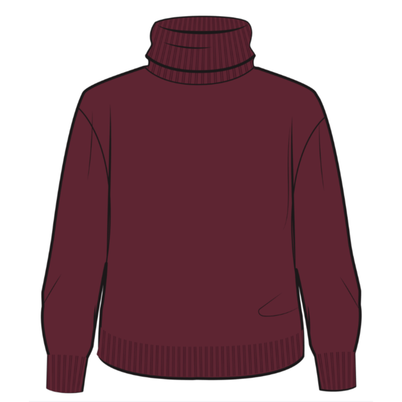 Toad & Co Women's Toddy T Neck Sweater - Port