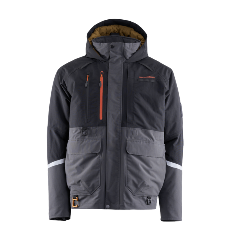 Grundens Men's Ice Raider Float Winter Jacket - Dark Shadow