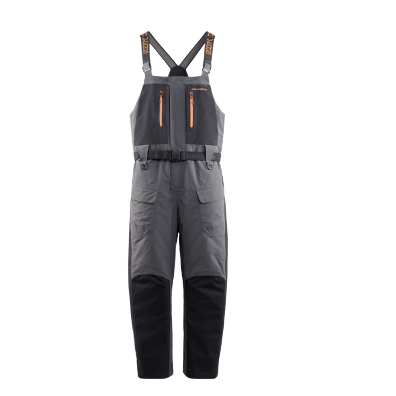 Grundens Men's Ice Raider Bib - Dark Shadow