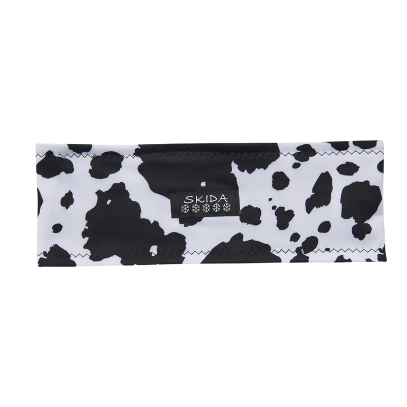 Skida Alpine Fleece Lined Headband - Moo Cow