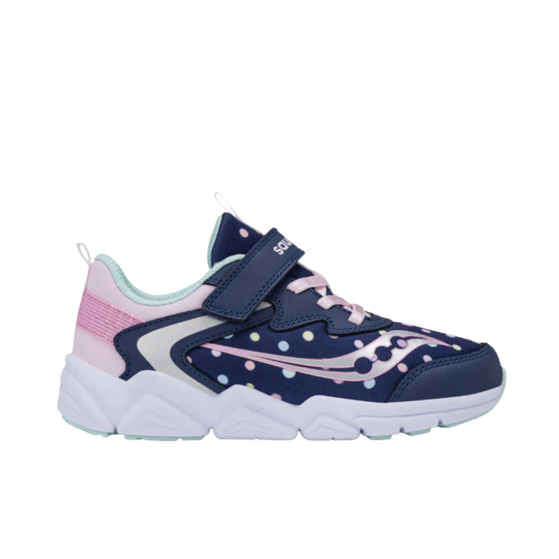 Saucony Kids' Flash LE Shoes - Navy/Pink