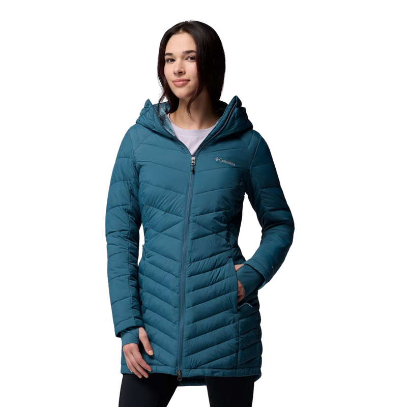 Columbia Women's Joy Peak II Mid Hooded Jacket - Everblue