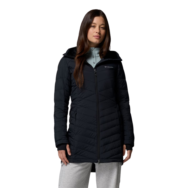 Columbia Women's Joy Peak II Mid Hooded Jacket - Black