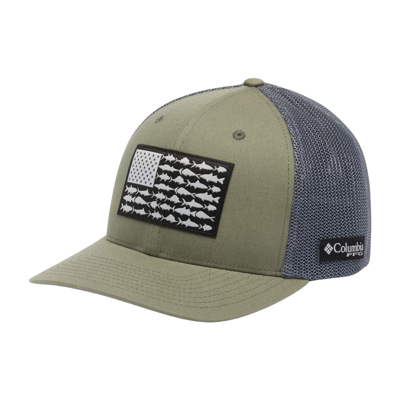 Columbia PFG Fish Flag Mesh Ball Cap - Cypress Grill