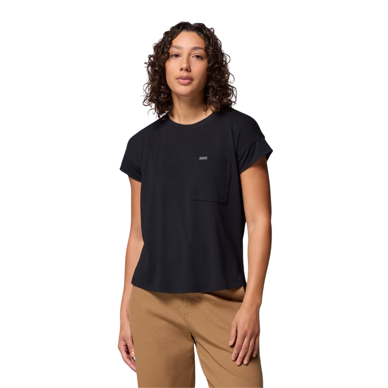Columbia Women's Daniela Falls Short Sleeve Shirt - Black