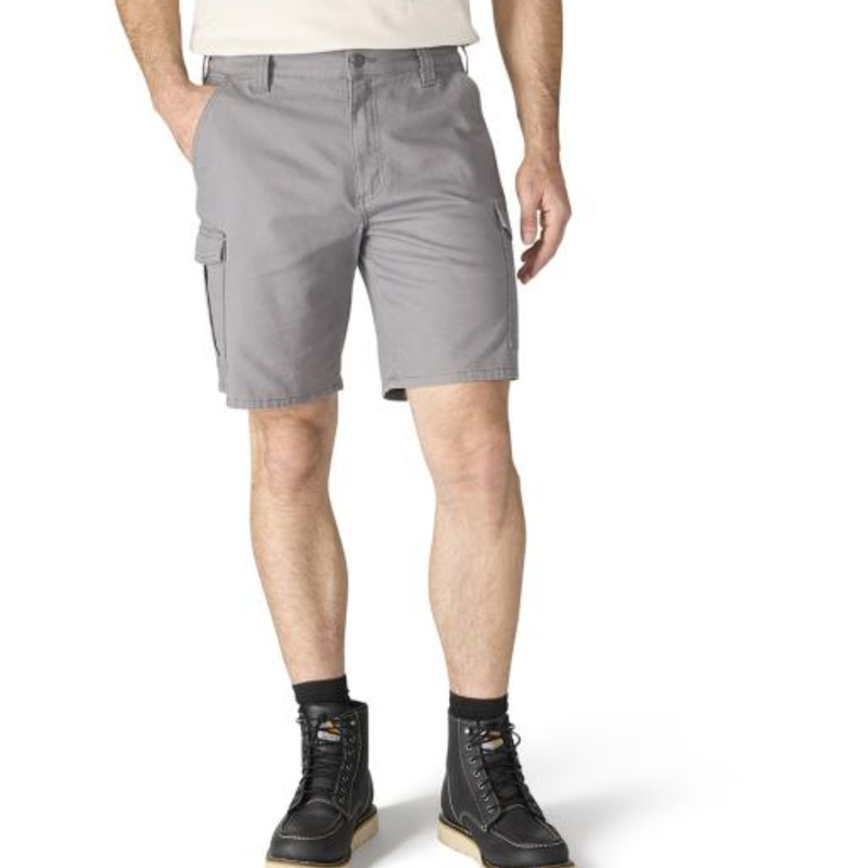 Carhartt Men's 9 Inch Relaxed Fit Canvas Cargo Short - Steel