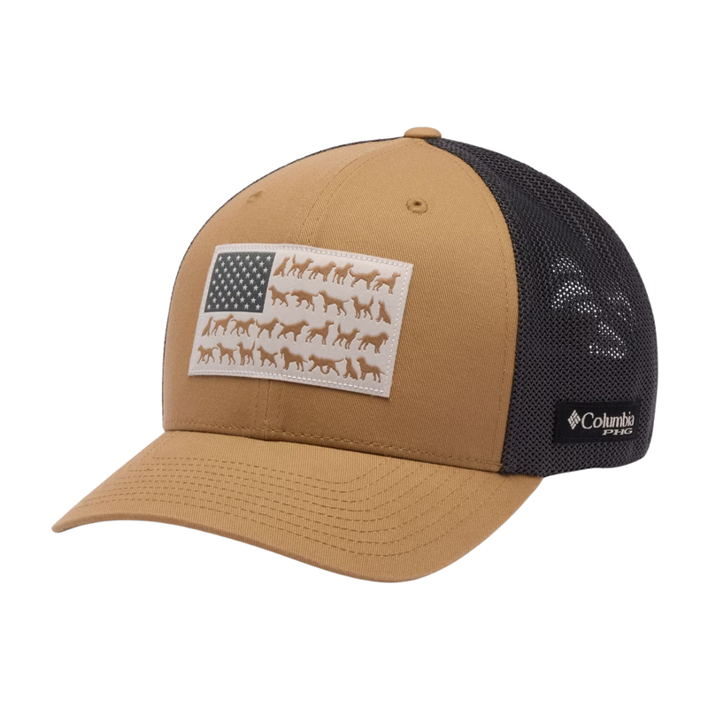 Columbia PHG Game Flag Mesh Ball Cap - Sahara Dog
