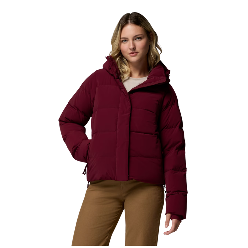 Columbia Women's Amaze Puff Hooded Jacket - Rich Wine