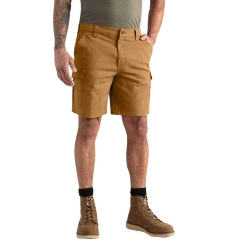 Carhartt Men's 9 Inch Relaxed Fit Canvas Cargo Short - Carhartt Brown