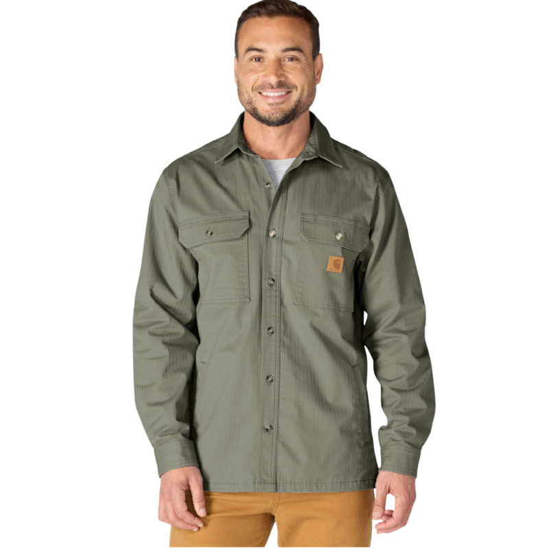 Carhartt Men's Newcastle Shirt Jac - Dusty Olive