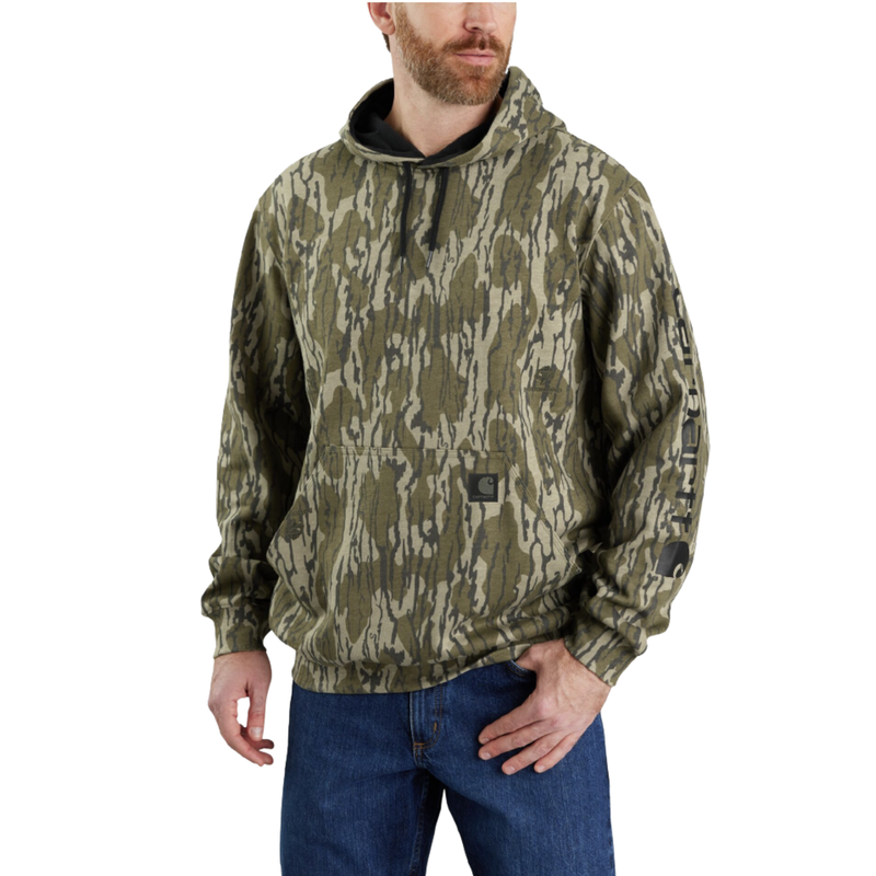 Carhartt Men's Loose Fit Midweight Camo Graphic Sweatshirt - Mossy Oak Camo