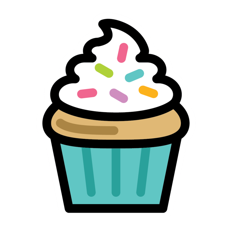 Sticker Northwest Cupcake