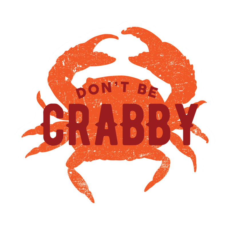 Sticker Northwest Don't Be Crabby