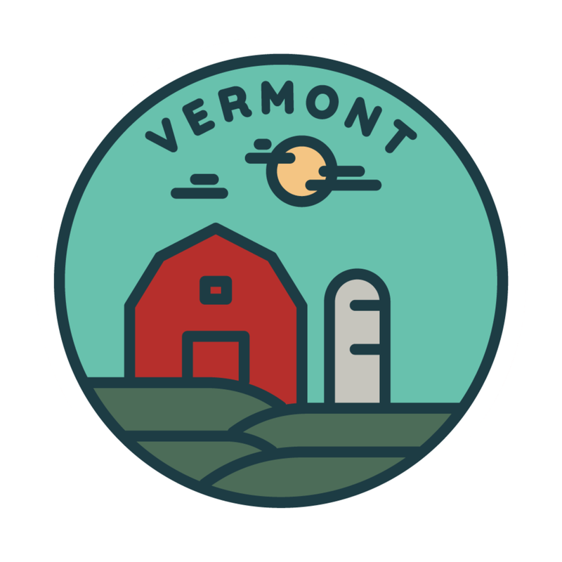 Sticker Northwest Red Barn Vermont