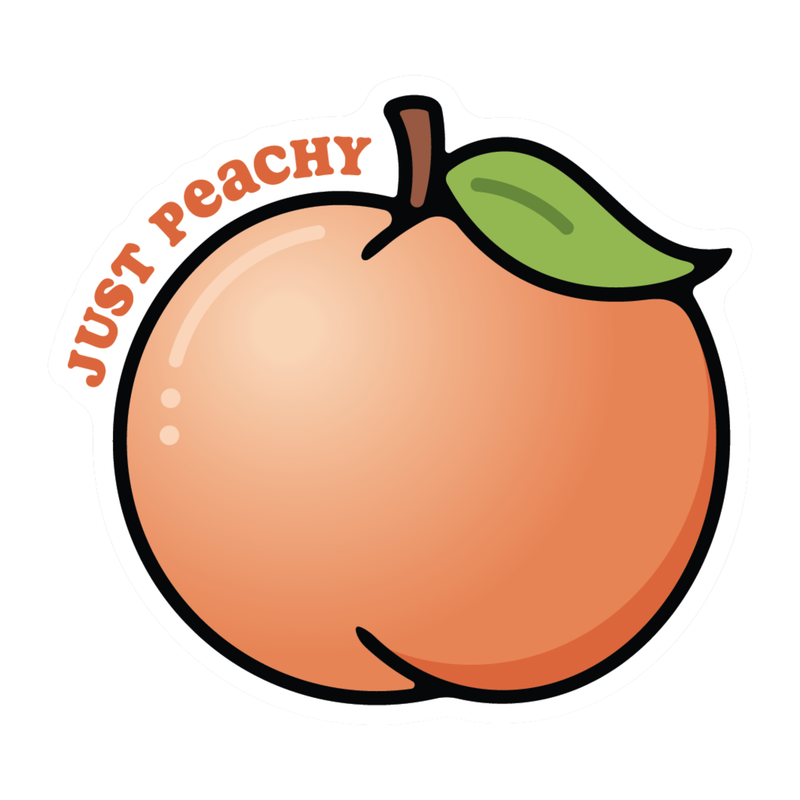 Sticker Northwest Just Peachy