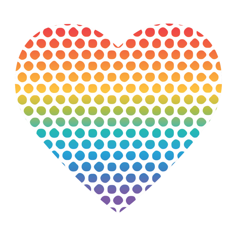 Sticker Northwest Rainbow Heart