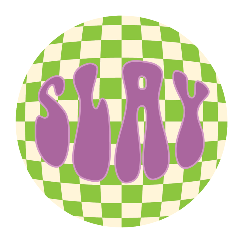 Sticker Northwest Slay Checkerboard