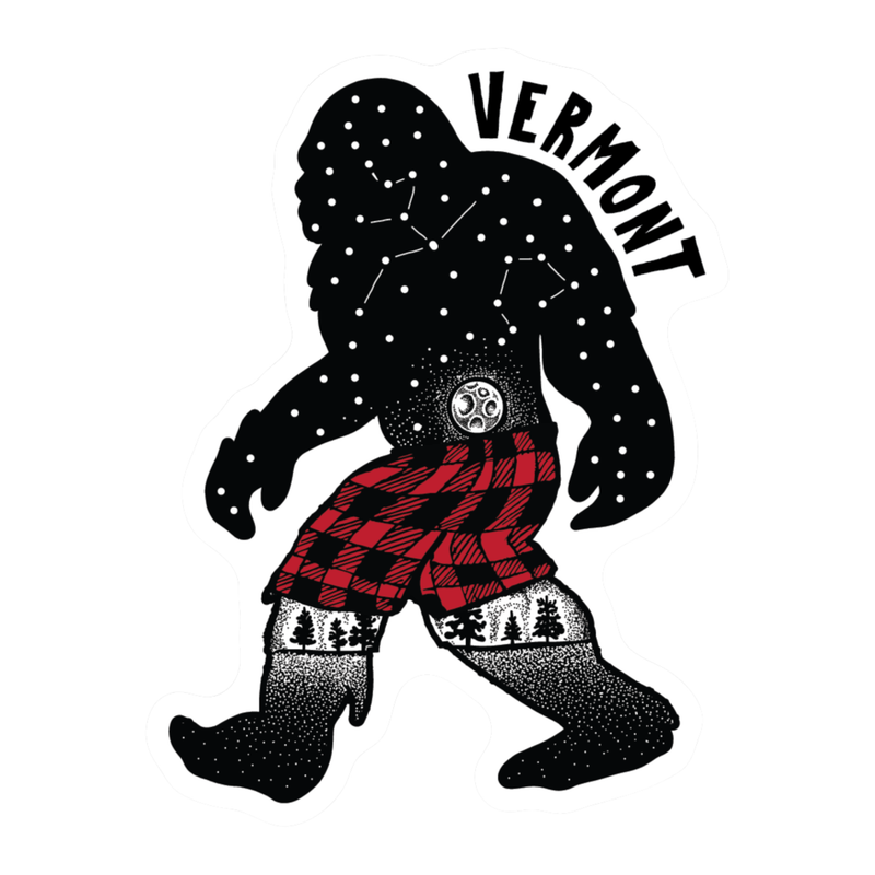 Sticker Northwest Sasquatch Vermont