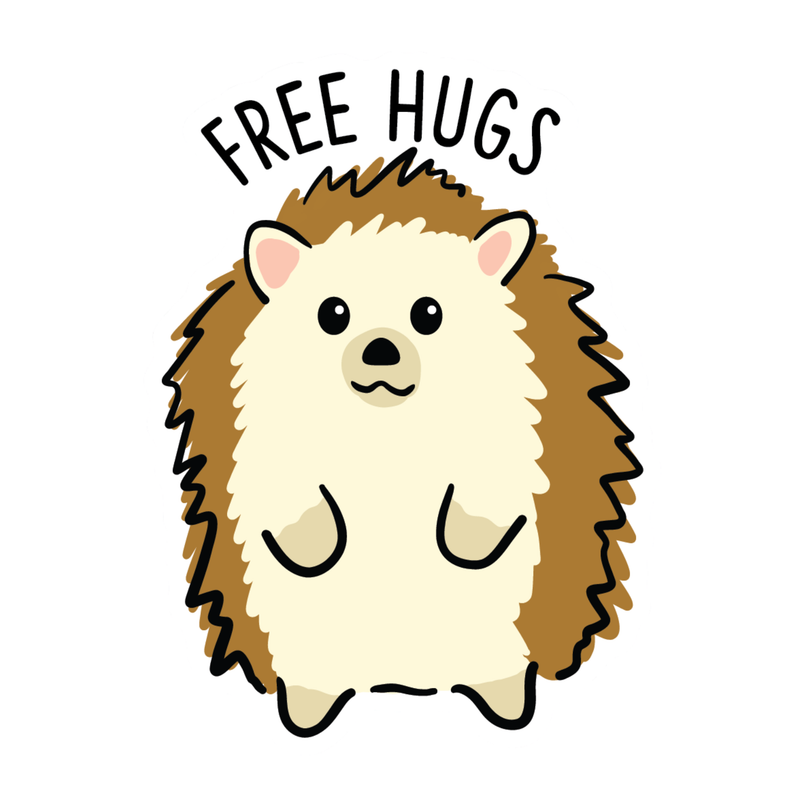 Sticker Northwest Free Hugs