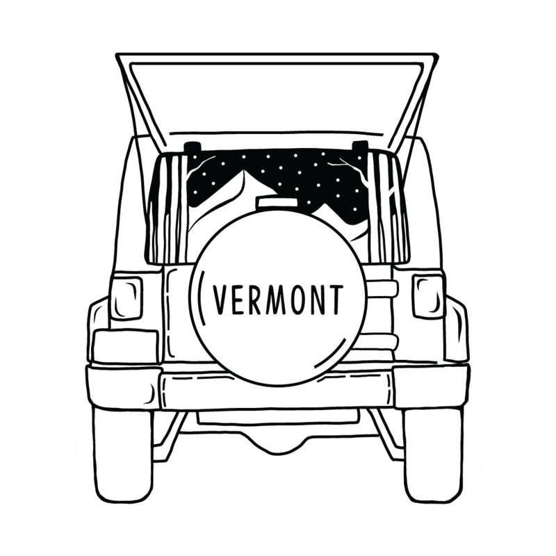 Sticker Northwest Jeep Vermont