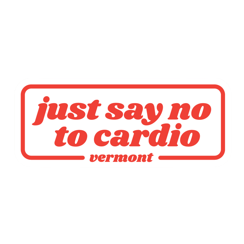 Stickers Northwest No Cardio Vermont