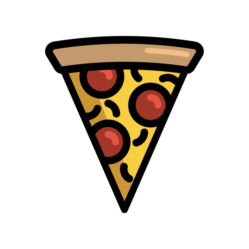 Sticker Northwest Pizza Slice