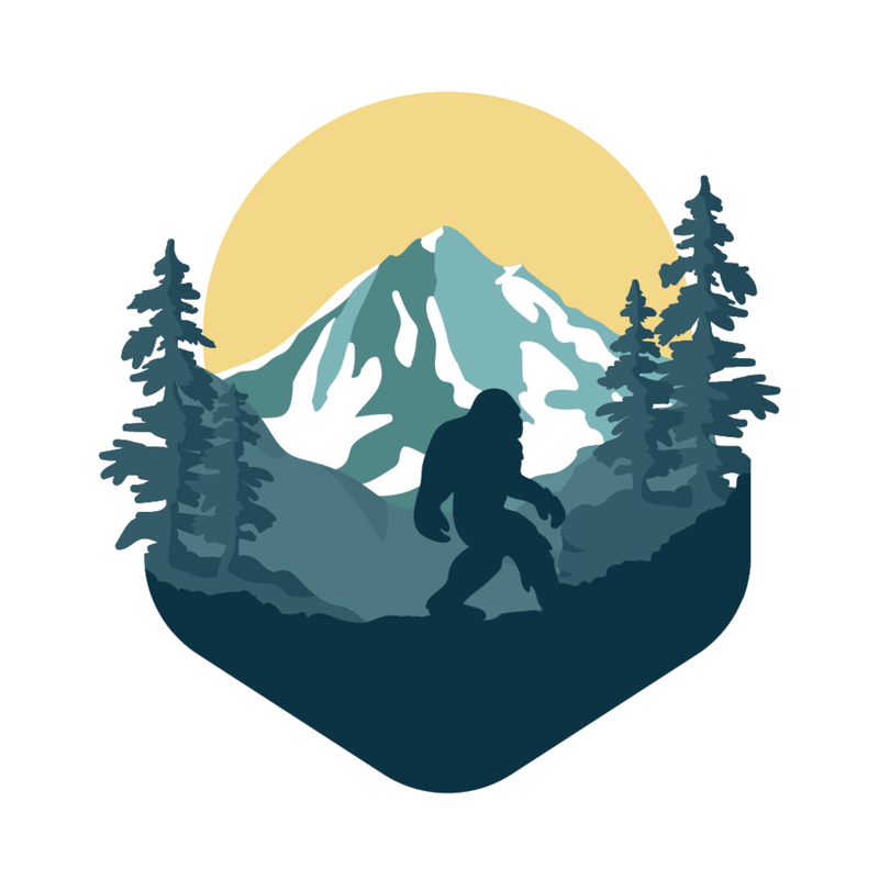 Sticker Northwest Outdoor Sasquatch