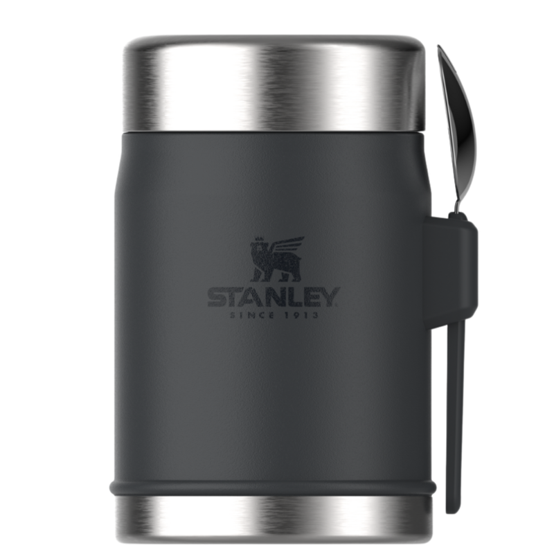 Stanley The Legendary Classic Food Jar Plus Spork - Black 2.0